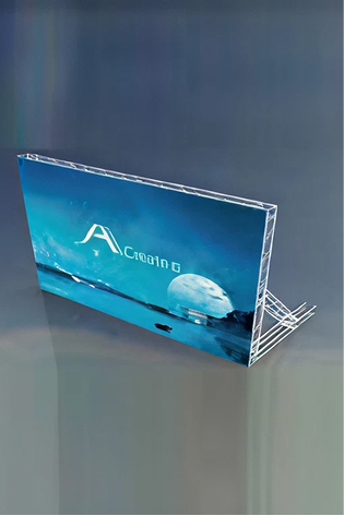 トラス看板の写真