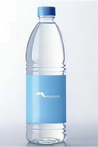 ペットボトルのラベルデザインの写真