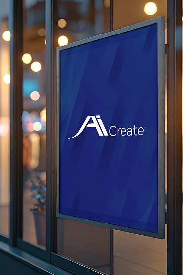 窓に取り付けられた広告ディスプレイの写真